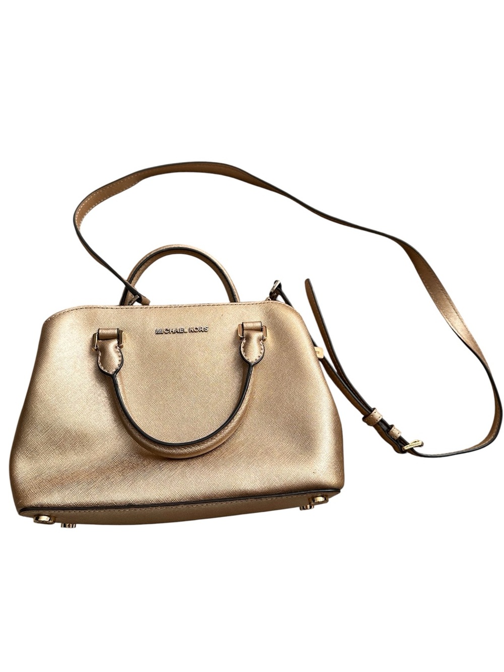 Michael Kors Metallic Gold Crossbody bag